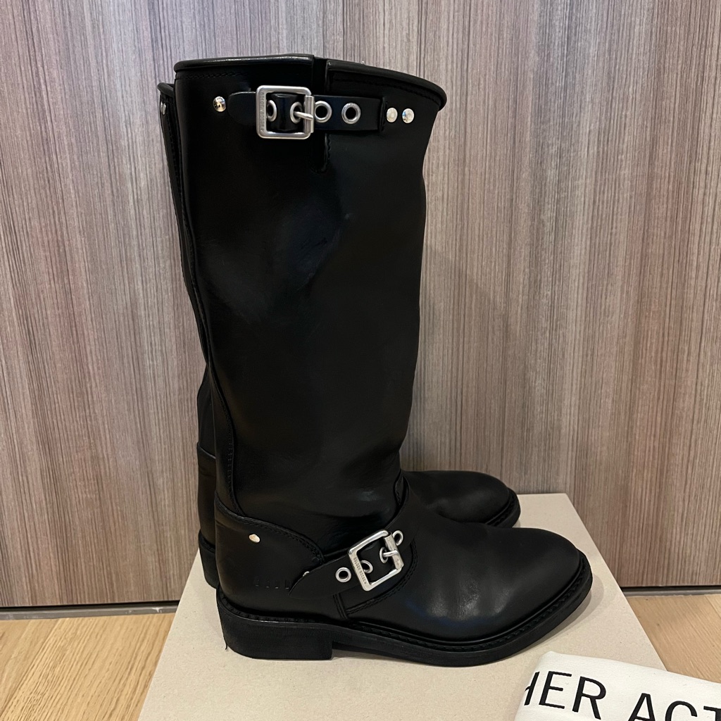 Golden Goose Black Biker Boots